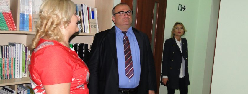 Ministry of Education and Science of Georgia Aleksandre Jejelava examined the infrastructure of Business Academy of Georgia-SBA