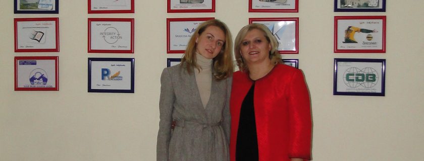 The meeting of the Vice-Rector of Baltic International Academy