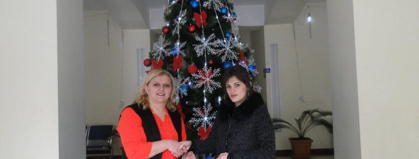 The winner of olympics ,,Businessmen of the Future” the best question’s author Genrieta Beraia