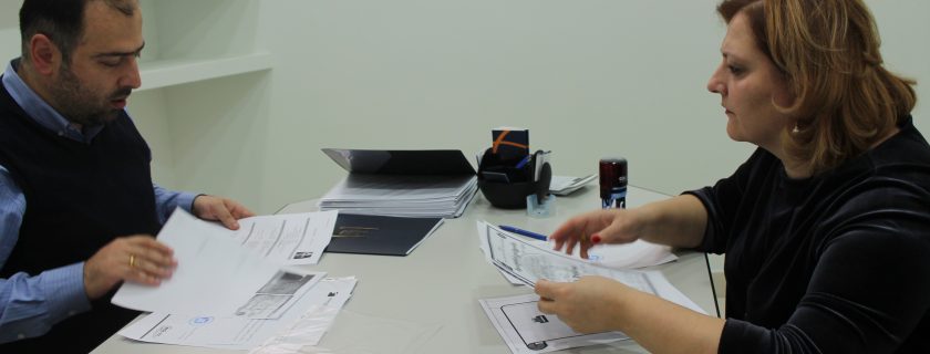 Signing an agreement with “Business Administration support Center”