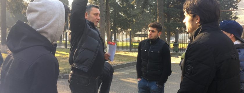 სახანძრო უსაფრთხოების ევაკუაციის იმიტაცია