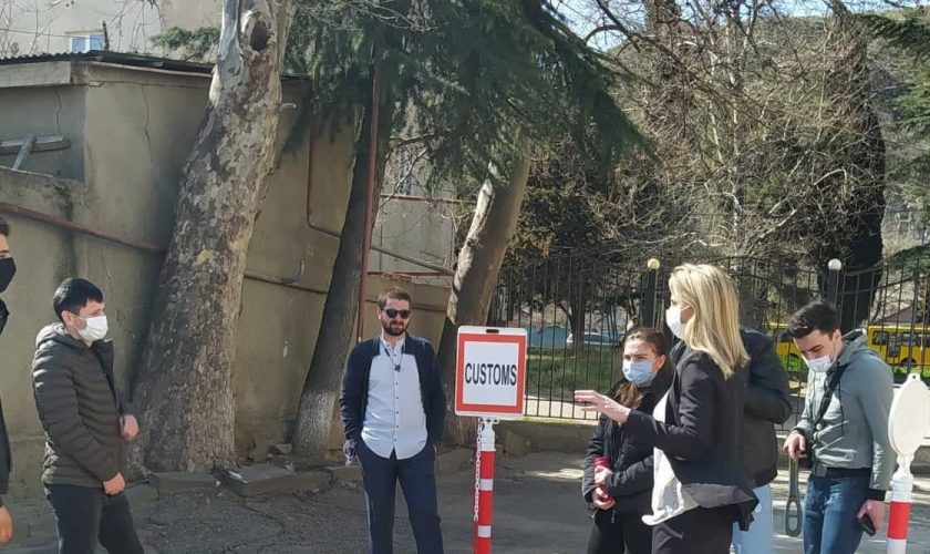 „საბაჟო საქმის“ პროფესიული საგანმანათლებლო პროგრამის სტუდენტები