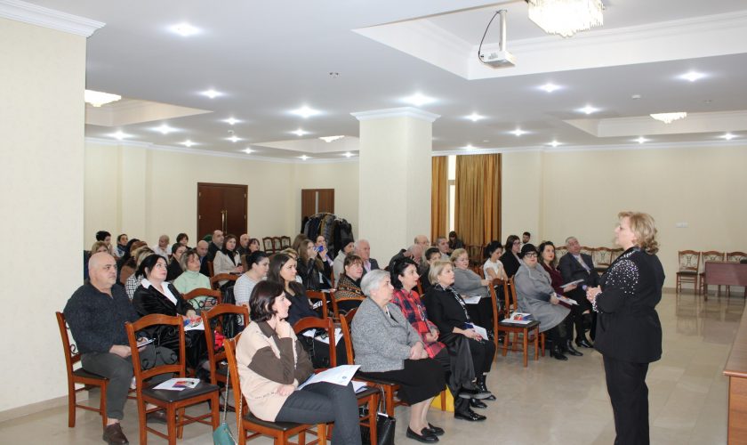 პროექტის საბოლოო ანგარიშის გაზიარება კერძო სექტორისთვისა და პროფესიული საგანმანათლებლო დაწესებულებებისთვის